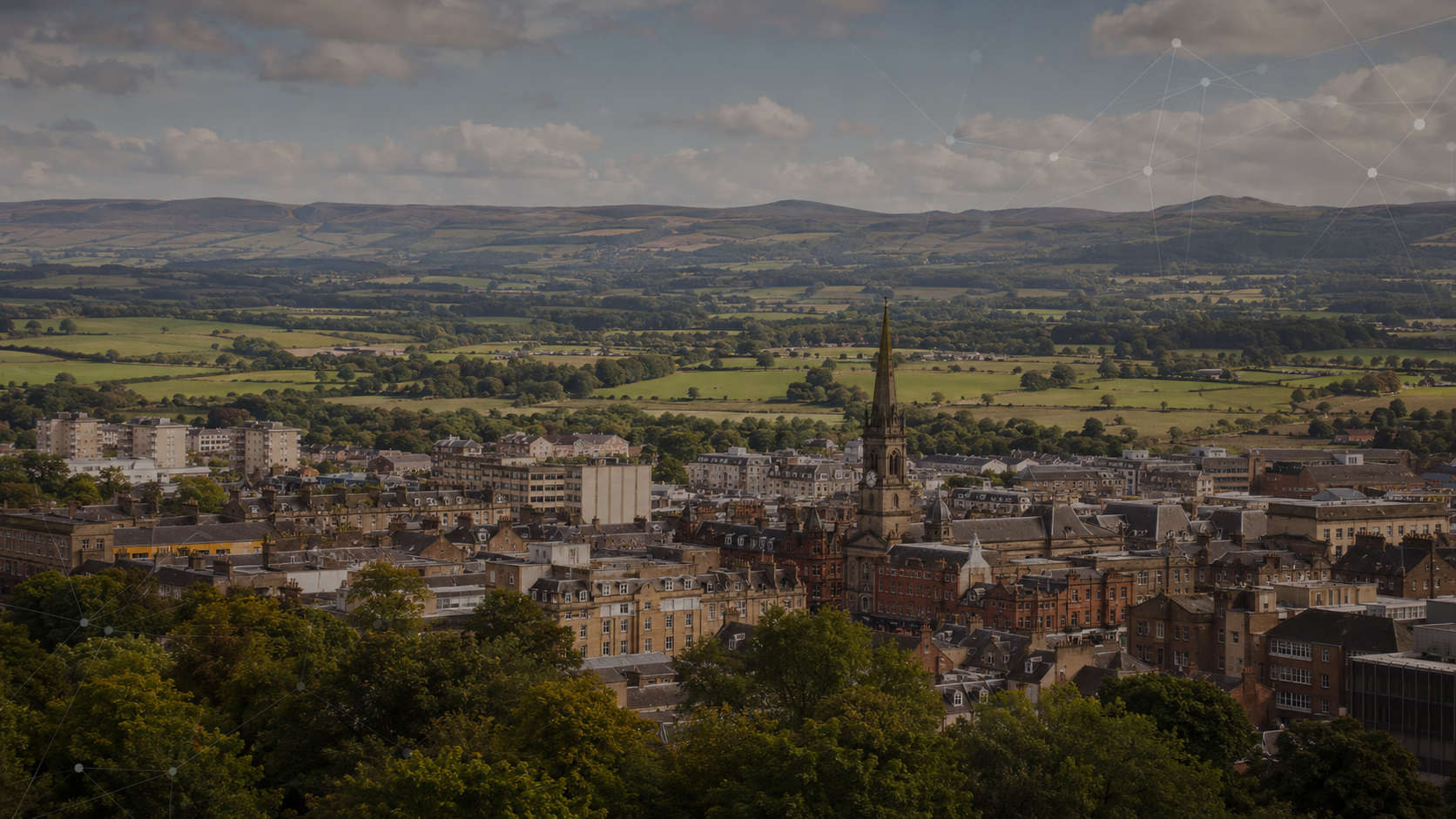 South Lanarkshire landscape representing local business community in Hamilton and surrounding areas